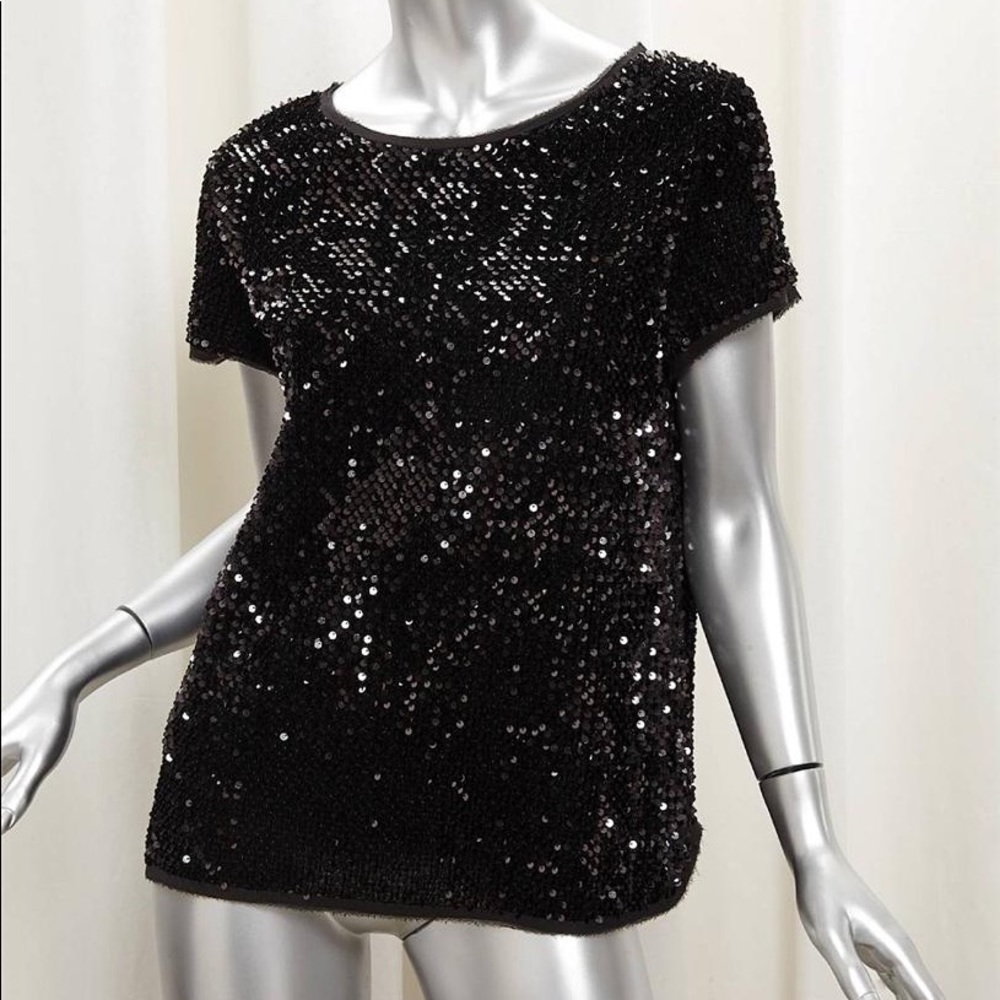 ZADIG & VOLTAIRE sequined top (XS)